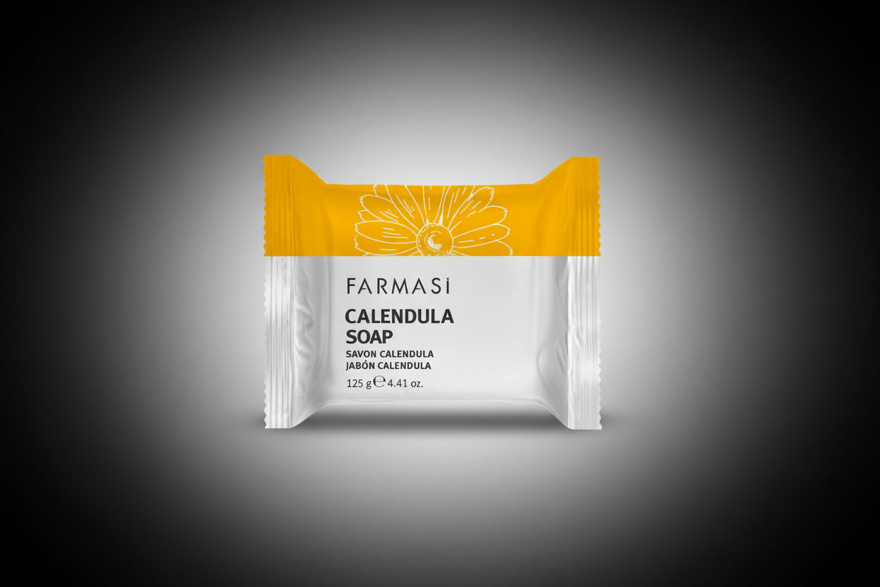 Saponetta alla Calendula Farmasi – Sapone Delicato per Pelli Sensibili 125 g