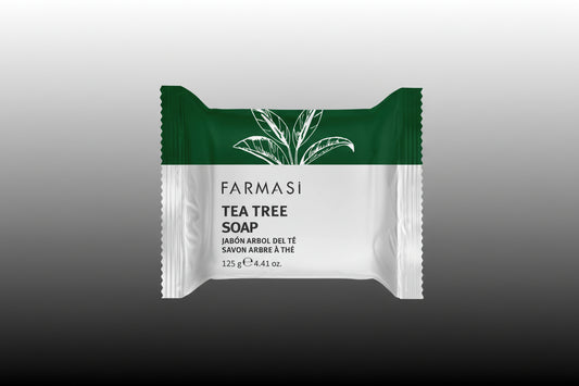 Saponetta all’Olio di Tea Tree Farmasi – Sapone Purificante Pelli Miste e Grasse 125 g