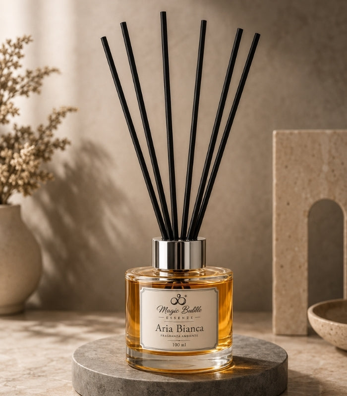 Diffusore Ambiente a Bastoncini Aria Bianca – 100 ml