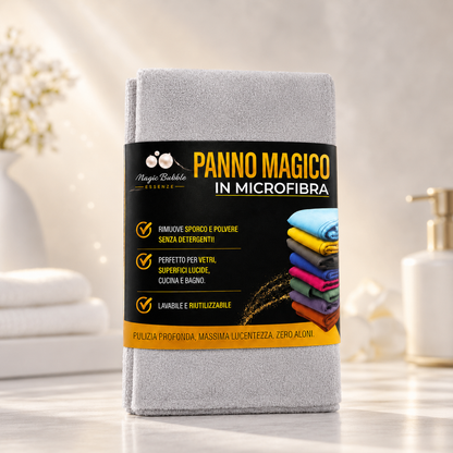 Panno Magico in Microfibra 50x70 – Ultra Assorbente Professionale - Grigio