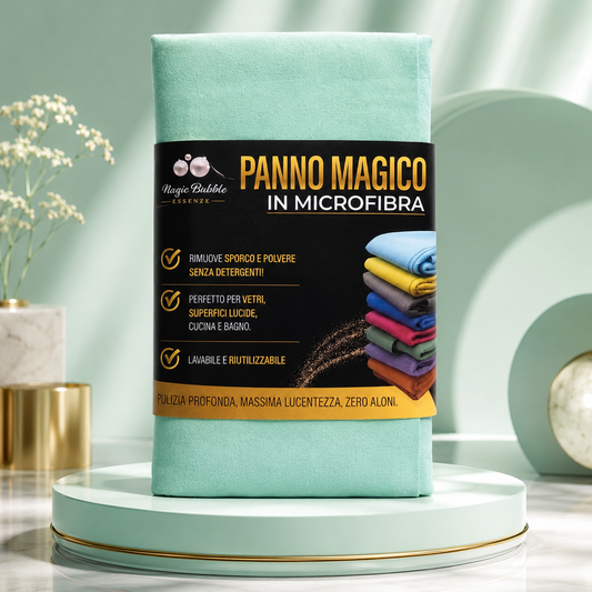 Panno Magico in Microfibra 50x70 – Ultra Assorbente Professionale - Verde