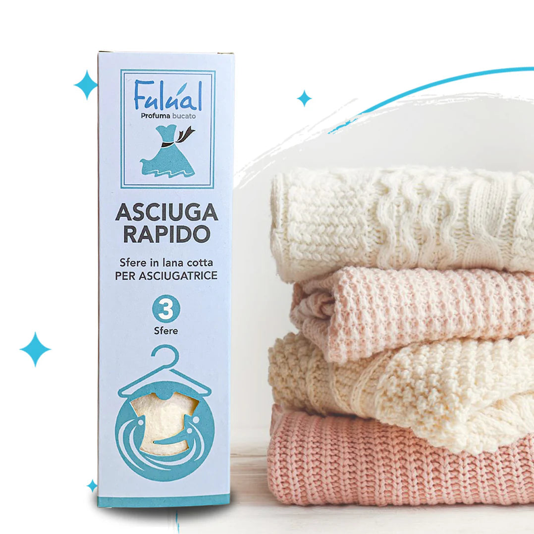 PALLINE ASCIUGATRICE IN LANA
