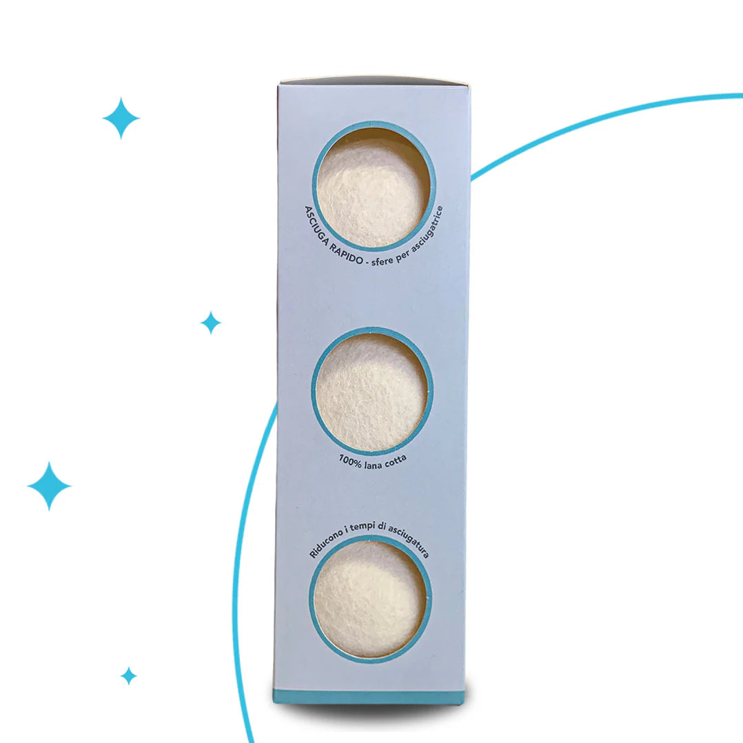 PALLINE ASCIUGATRICE IN LANA